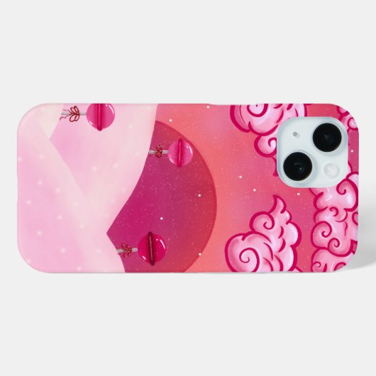 Lollipops en wolken Case-Mate iPhone case (Achterkant (horizontaal))