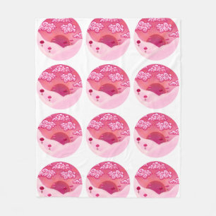Lollipops en  wolken fleece deken