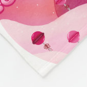 Lollipops en wolken fleece deken (Hoek)
