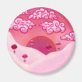 Lollipops en  wolken magneet