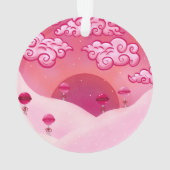 Lollipops en wolken ornament (achterkant)