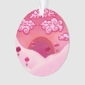 Lollipops en wolken ornament (voorkant)
