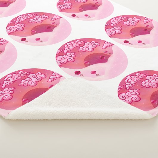 Lollipops en  wolken sherpa deken (3/4)