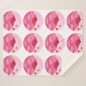 Lollipops en  wolken sherpa deken (Voorkant (horizontaal))