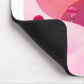 Lollipops en  wolkenillustratie muismat (Hoek)