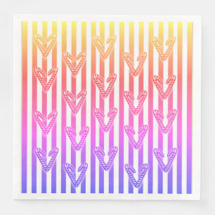Lollipops Hearts Stripes Servet