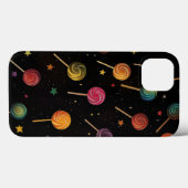 Lollipops in de ruimte - Rainbow Stars Galaxy Blac Case-Mate iPhone Case (Achterkant (horizontaal))