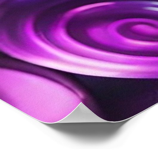 Lollipops in tinten van Paarse en Blauwgroen Poster (Hoek)