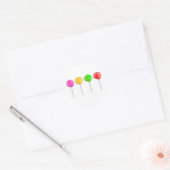 Lollipops Ronde Sticker (Envelop)