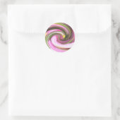 Lollipops Ronde Sticker (Tas)
