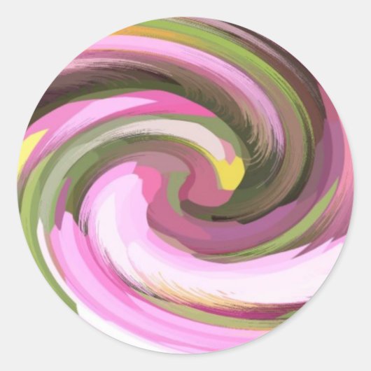 Lollipops Ronde Sticker (Voorkant)