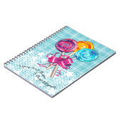 Lollipops snoep confectie recept notitieboek (Linkerzijde)