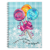 Lollipops snoep confectie recept notitieboek (Voorkant)
