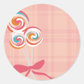 lollipops snoep maker bakketcadeautje label (Voorkant)