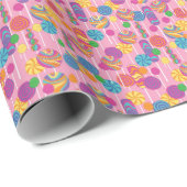 Lollipops Snoep Pattern Cadeaupapier (Rol Hoek)