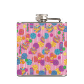 Lollipops Snoep Pattern Heupfles (Achterkant)