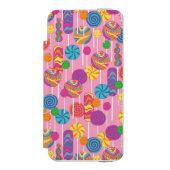 Lollipops Snoep Pattern Incipio iPhone Portemonnee Hoesje (Voorkant Agenda)