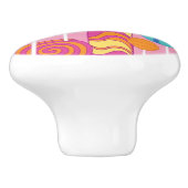 Lollipops Snoep Pattern Keramische Knop (Zijkant)
