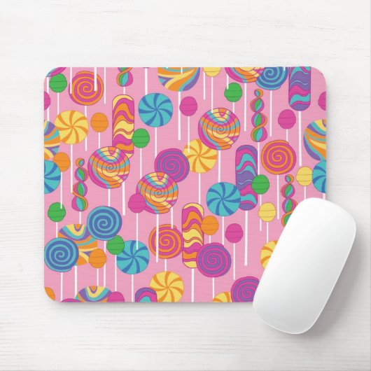 Lollipops Snoep Pattern Muismat (Met muis)