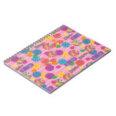 Lollipops Snoep Pattern Notitieboek (Linkerzijde)
