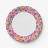 Lollipops Snoep Pattern Papieren Bordje (Voorkant)