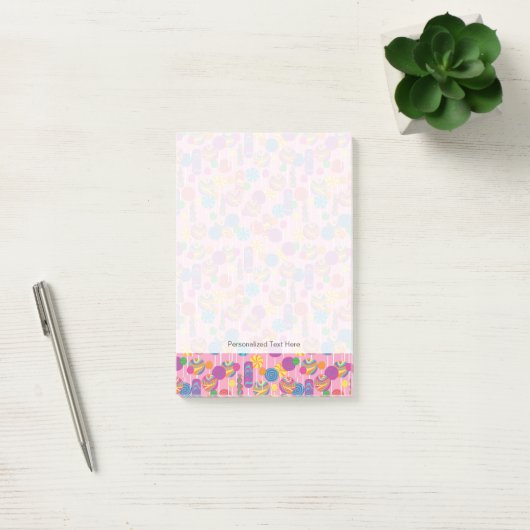 Lollipops Snoep Pattern Post-it® Notes (Kantoor)
