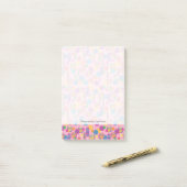 Lollipops Snoep Pattern Post-it® Notes (Op bureau)