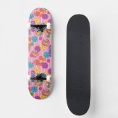 Lollipops Snoep Pattern Skateboard (Voorkant)