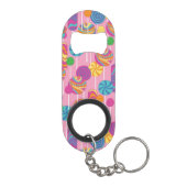 Lollipops Snoep Pattern Sleutelhanger Flessenopener (Achterkant)