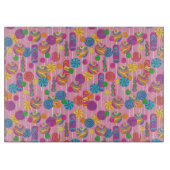 Lollipops Snoep Pattern Snijplank (Voorkant)