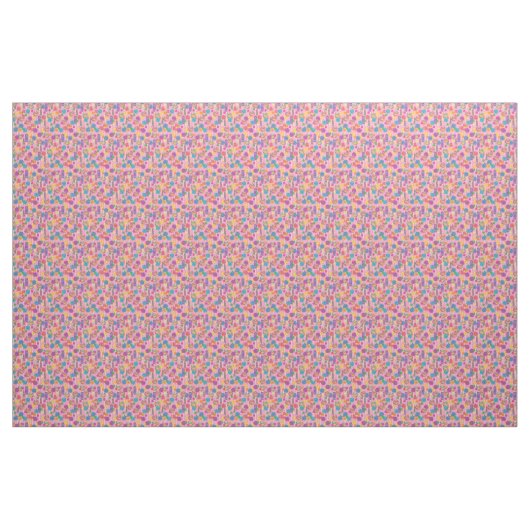 Lollipops Snoep Pattern Stof (Yard (91,4 cm))
