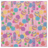 Lollipops Snoep Pattern Stof (Close Up)