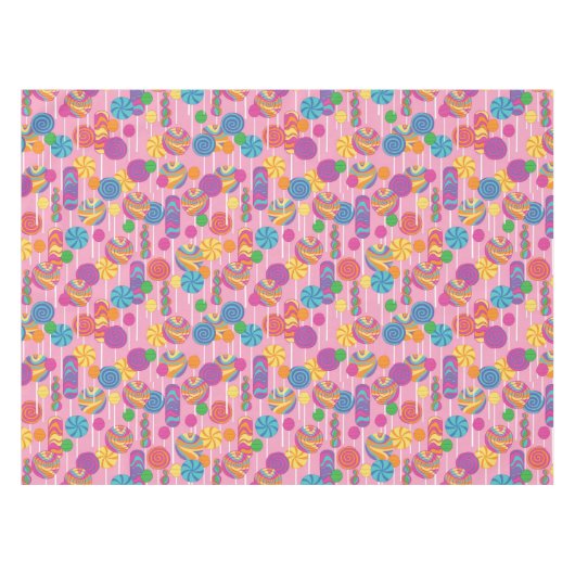 Lollipops Snoep Pattern Tafelkleed (Voorkant (Horizontaal))