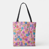Lollipops Snoep Pattern Tote Bag (Achterkant)