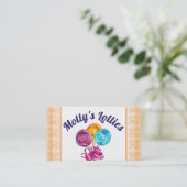 Lollipops suckers snoep maker snoepjes confectie visitekaartje (Staand voorkant)