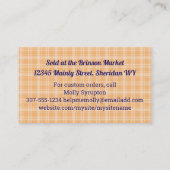 Lollipops suckers snoep maker snoepjes confectie visitekaartje (Achterkant)