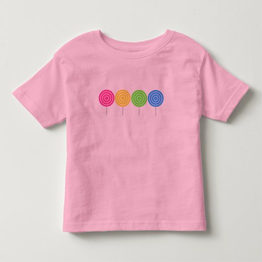 Lollipops Toddler Ringer Tshirt (Voorkant)