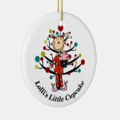 Lolli's Kleine Cupcake-sieraad Keramisch Ornament (Rechts)