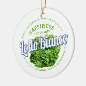 Lollo Bianco Salad Lollo Bionda Vegan Keramisch Ornament (Links)