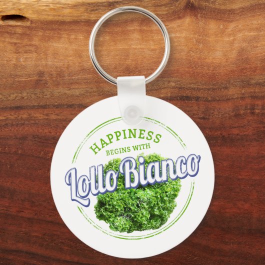 Lollo Bianco Salad Lollo Bionda Vegan Sleutelhanger (Voorkant)