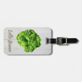 Lollo Bianco Salad sla bladeren van Vegans Bagagelabel (Voorkant horizontaal)