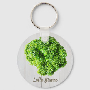 Lollo Bianco Salad sla bladeren van Vegans Sleutelhanger