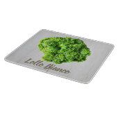Lollo Bianco Salad sla bladeren van Vegans Snijplank (Hoek)