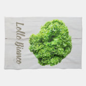 Lollo Bianco Salad sla bladeren van Vegans Theedoek (Horizontaal)