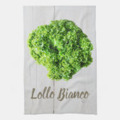 Lollo Bianco Salad sla bladeren van Vegans Theedoek (Verticaal)