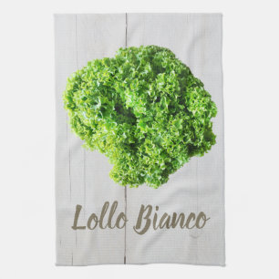 Lollo Bianco Salad sla bladeren van Vegans Theedoek