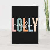 Lolly Life Lolly Grandma Tee Unique Lolly Grandma Kaart (Voorkant)