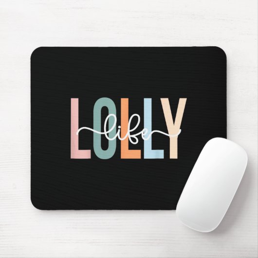 Lolly Life Lolly Grandma Tee Unique Lolly Grandma  Muismat (Met muis)