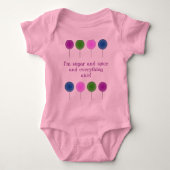 Lolly Pop Baby Onsie Romper (Voorkant)