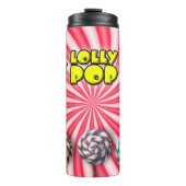 Lolly Pop Wrapper Thermosbeker (Voorkant)